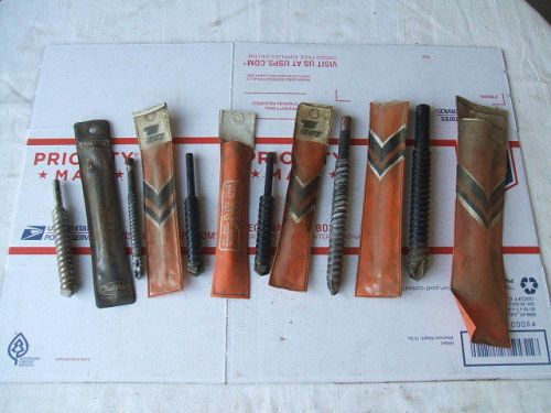 Vintage Triumph/True Value Masonry Drills Lot of 6 Various Sizes