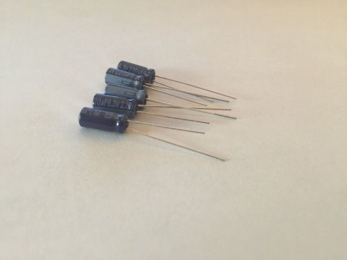 5 X Capacitor, Panasonic 6.3 Volt 220µF Capacitor ECA0JM221X