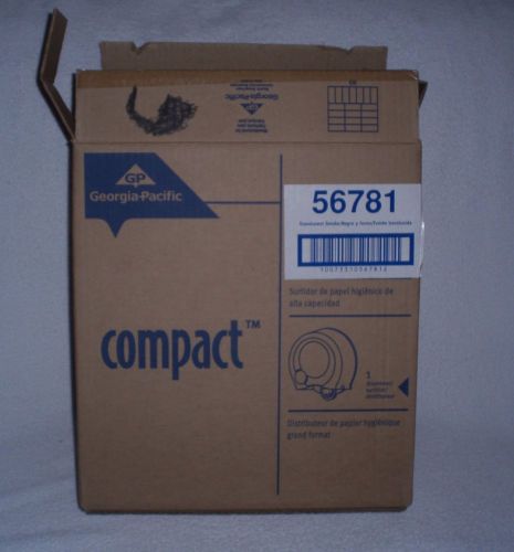 Georgia-Pacific Compact 56781 Translucent Smoke High Capacity Tissue Dispenser