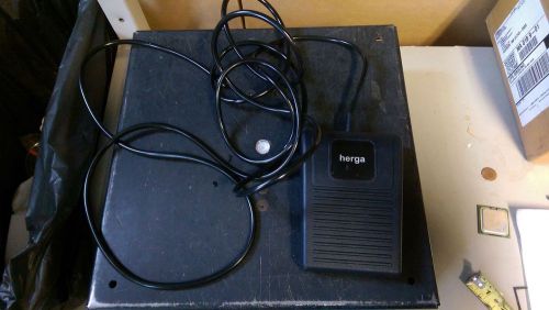 HERGA ELECTRIC LIMITED 6210-0001 AIR FOOT SWITCH PEDAL CONTROLLER