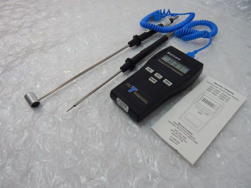 BARNANT THERMOCOUPLE THERMOMETER TYPE T MODEL 600-1020 WITH PROBES &amp; MANUAL