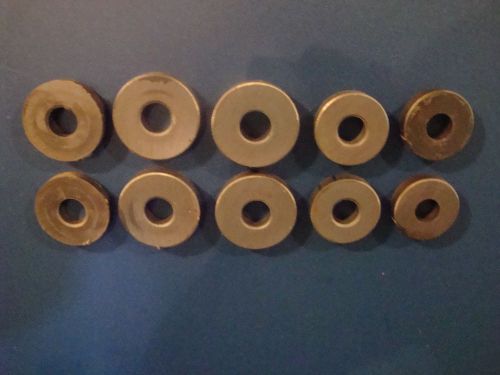 Lot of 10 Round Strong Ferrite Core Magnets