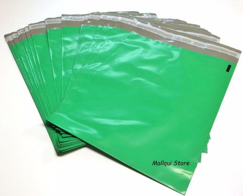 25 GREEN POLY SHIPPING BAGS 9 x 12 MAILING PLASTIC ENVELOPES
