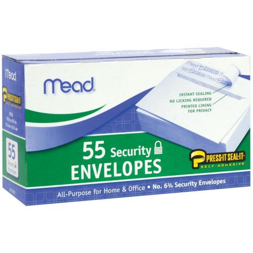 Boxed Peel and Stick Envelopes 3.625X6.5 55-Pkg