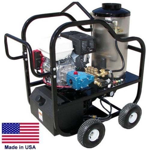 Pressure washer portable - hot water - 4 gpm - 3200 psi - 9 hp diesel - gp pump for sale