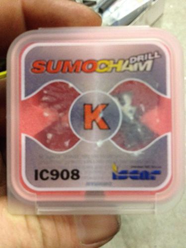 SumoCham K Drill ISCAR Machinist Tool Indexable Milling IC908 ICK 0736 &amp; 18.7