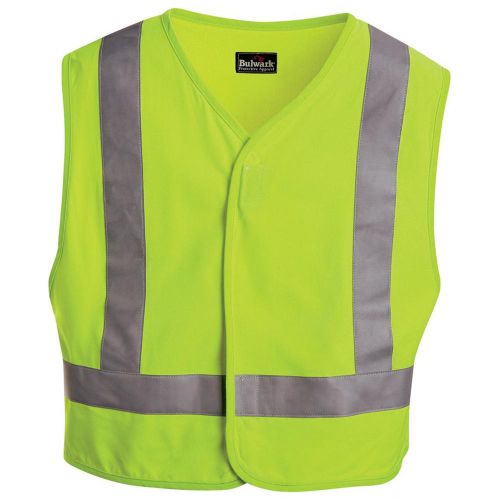 BULWARK  High Visibility Flame Resistant Safety Vest XL/REG