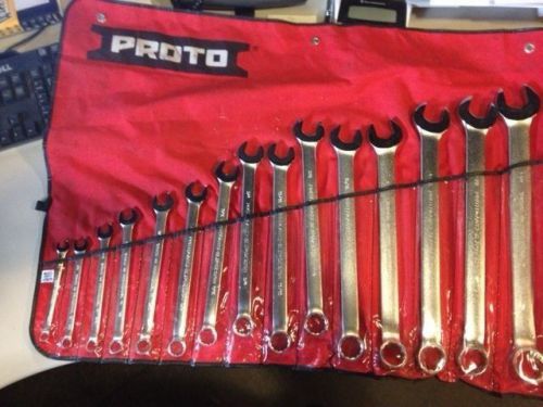 Proto Metric Combination Wrench Set - 15 pieces - 7mm-21mm