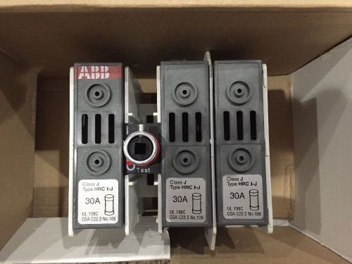 Abb os 30aj12 disconnect switch 30 amp 600v 1sca022548r9810 for sale