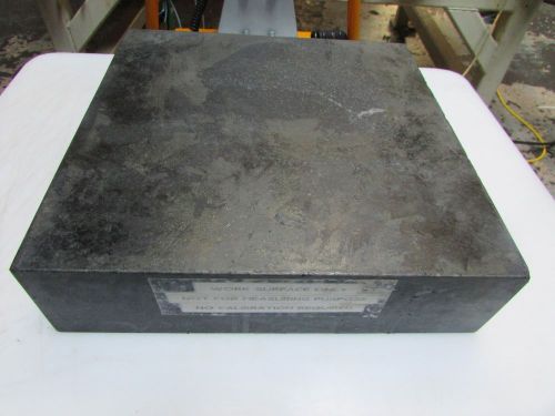 Black Granite Surface Plate 12&#034; x 12&#034; x 3&#034;