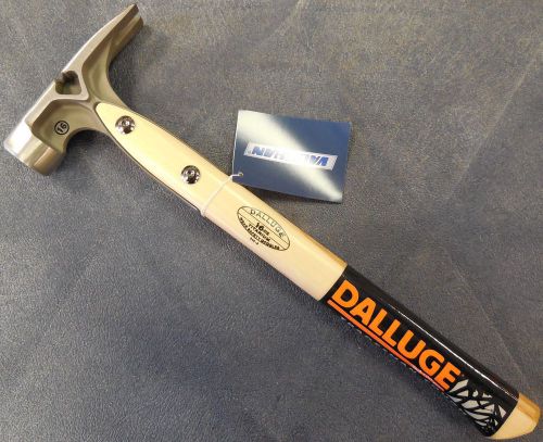 Dalluge 7182 ddt16p 16 oz. titanium hammer, smooth face, straight handle, new for sale