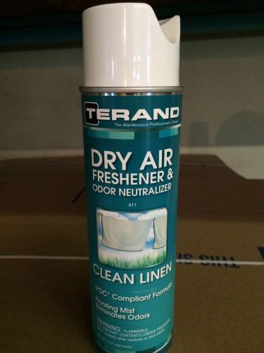 Terrand Air Freshener And Odor Neutralizer, Clean Linen - 10/10oz Cans