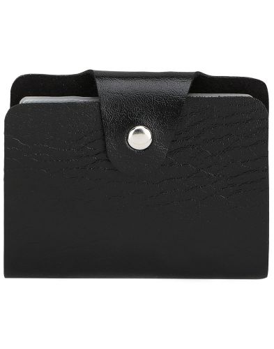 B-8 Diary looked leather business card holder with 10 pockets