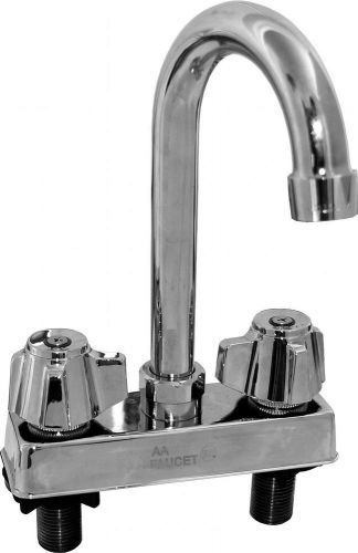 4&#034; commercial bar faucet w/ 5&#034; gooseneck spout no lead - aa-422g for sale
