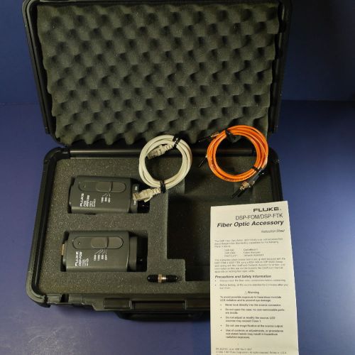 Fluke Fiber Test Tools FOS 850 1300 DSP FOM 850 1300 1550 for Cable Meters GREAT