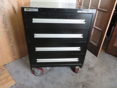 Vidmar  cabinet / lista  4 drawer static gard  good condition 400 lb. drawers for sale
