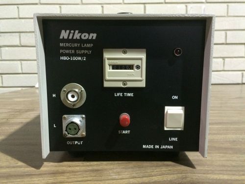 TESTED Nikon HBO-100W/2 Super High Pressure Mercury Lamp Power Supply free ship