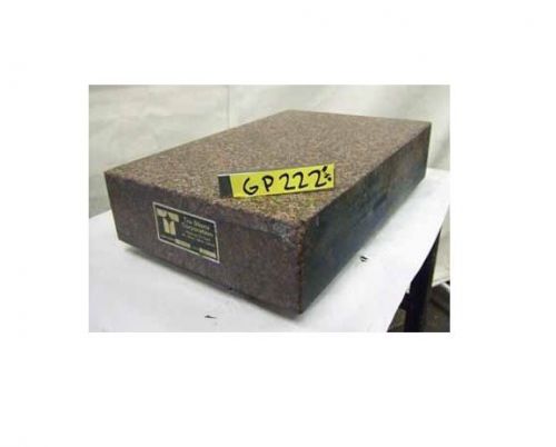 TRU STONE 12” x 18” x 4&#034; Granite Plate Pink Grade B