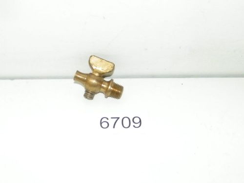 New old stock vintage solid brass 1/4 air cock pet cock drip cock check valve for sale