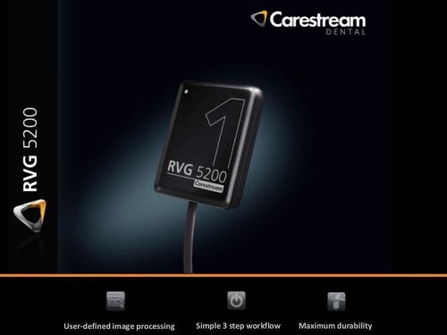 Carestream kodak rvg 5200 digital x-ray sensor for dental x-ray size 1 for sale