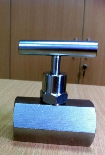 Stainless Steel Needle Valve, 316 SST, 6000 PSI, Water Filtration