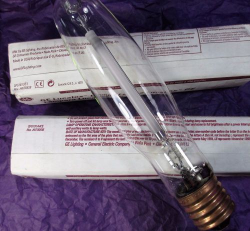 Hid sodium high pressure bulb 250w lamp ge lucalox mogul s50 light lu250dx 44047 for sale