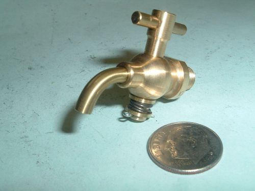 Mini model hit and miss gas engine brass spouted drain valve 1/16 npt thread for sale