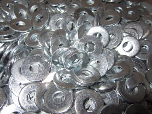 (1500) 5/16&#034; USS Flat Washers - Zinc Plated  1500 Pieces