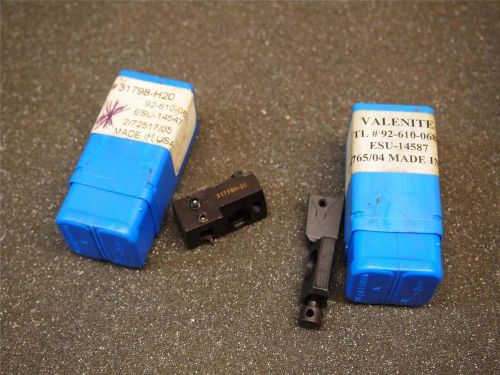 2 Valenite Carbide Boring Tool Inserts