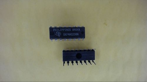 TEXAS INSTRUMENTS SN74HC238N 16-Pin Dip Integrated Circuit New Lot Quantity-9