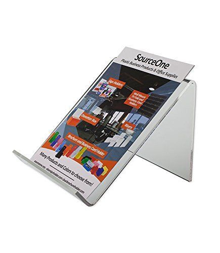 Source One 3-Pack of Medium Clear Acrylic Book Easels Premium Thick (S1-NIKI3)