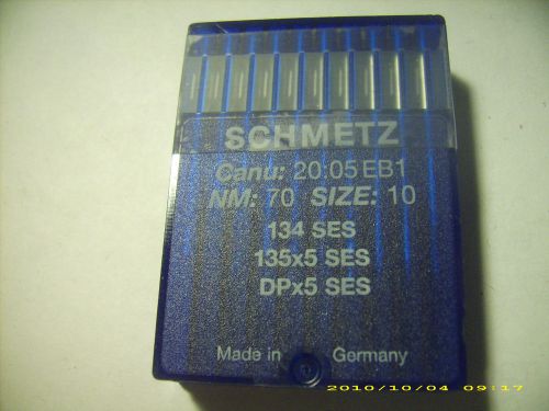 37 pc SCHMETZ sewing machine needles 134 SES 135x5 SES DPx5 SES Nm 70/10