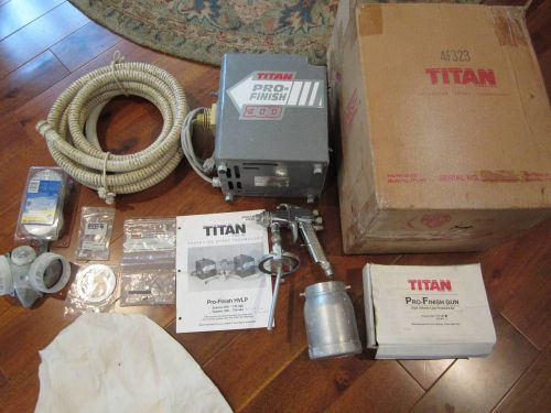 Titan pro finish 300 hvlp turbine unit hose paint sprayer for sale