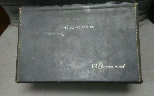 Vintage Robinair Temperature  Tester Model 12860 in Black Case