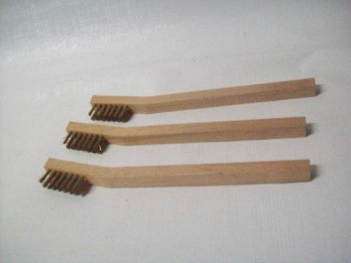 Lot of 18 ~ ~ 10&#034; Brass Wire Hand Brushes