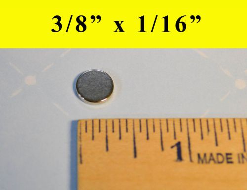 40 Neodymium Rare Earth Magnets 3/8&#034;x1/16&#034;