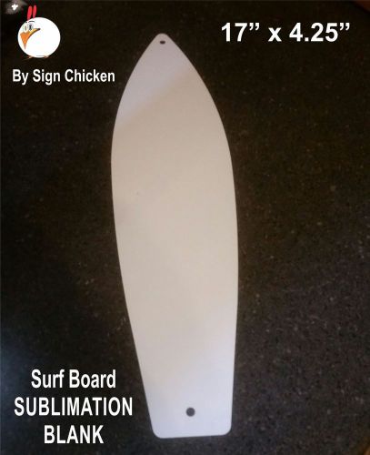 Surf board sublimation blanks - white aluminum  - 30 pieces dye sub, sign blanks for sale