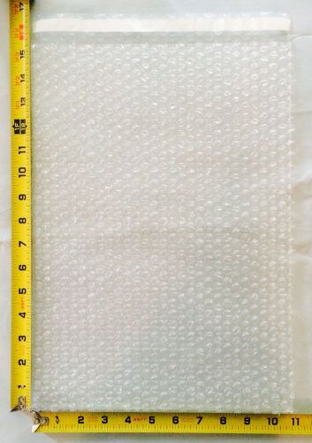 25 10.5x15.5 Clear Protective Self-Sealing Bubble Out Pouches / Bubble Bags