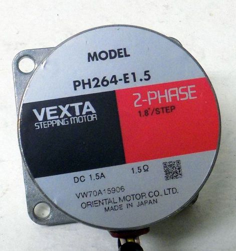 VEXTA PH264-E1.5 2-PHASE 1.8 DEG/STEP DC 1.5A 1.5 OHMS STEPPING MOTOR ASSEMBLY