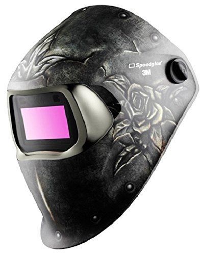 3m(tm) speedglas(tm) steel rose welding helmet 100 with auto-darkening filter for sale