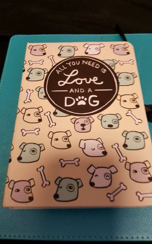 NEW Sticky Note List Pad &#034; all you need is love and a dog&#034;