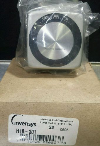 New Invensys Relative Humidity Thermostat Pneumatic Humidistat H18-301 H18301