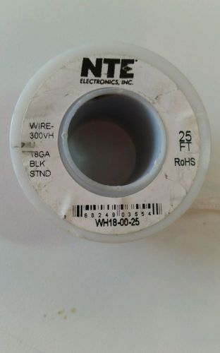 NTE WA 300VH Hook Up Wire Automotive 10 Gauge Stranded 25&#039; , WH18-00-25 NEW
