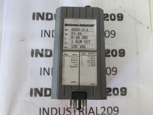 BECKMAN INDUSTRIAL 8000-2-1 SIGNAL CONDITIONER NEW