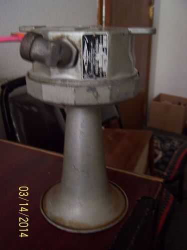 Vintage Benjamin Industrial Signal Horn N 8546, 115 Volt 2 amp CY 50/60 horn