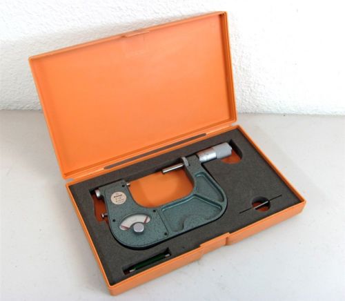 Nice &amp; clean mitutoyo 510-107 2 - 3&#034; indicating micrometer +/-.0001&#034; + case for sale