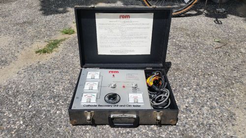 REM Cathode recovery unit and CRT tester Vintage!!!