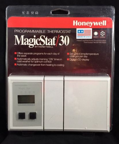 Honeywell Programmable Thermostat NEW Magicstat 30 MS3000
