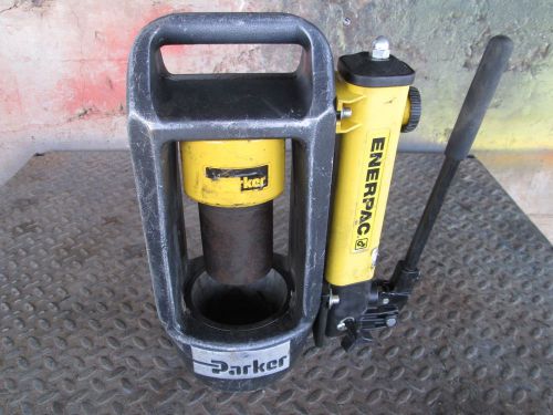 Parker enerpac minikrimp hose crimper machine, hand hydraulic pump for sale