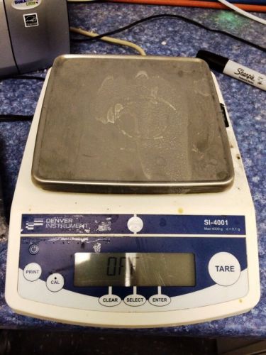 Denver instruments si-4001 (summit series) top loading balance 4000 g for sale